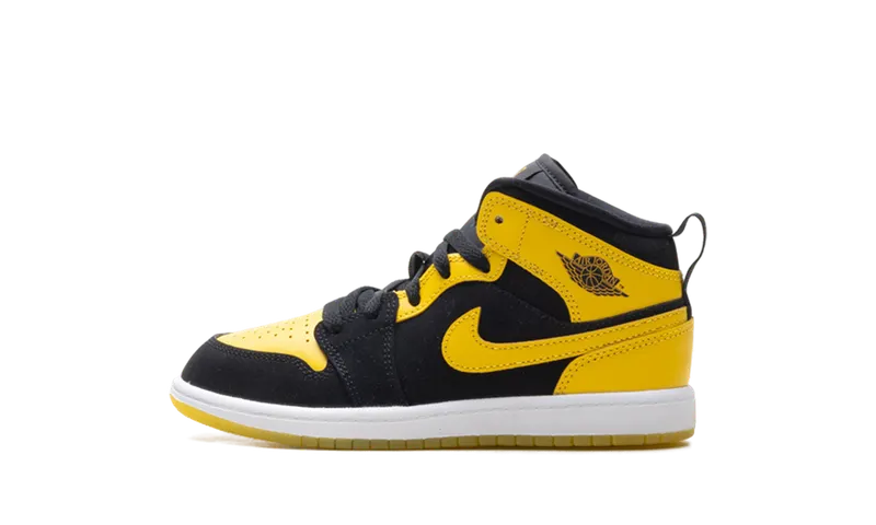 Jordan 1 Mid PS “Black Varsity Maize White” (HJ5942-071)
