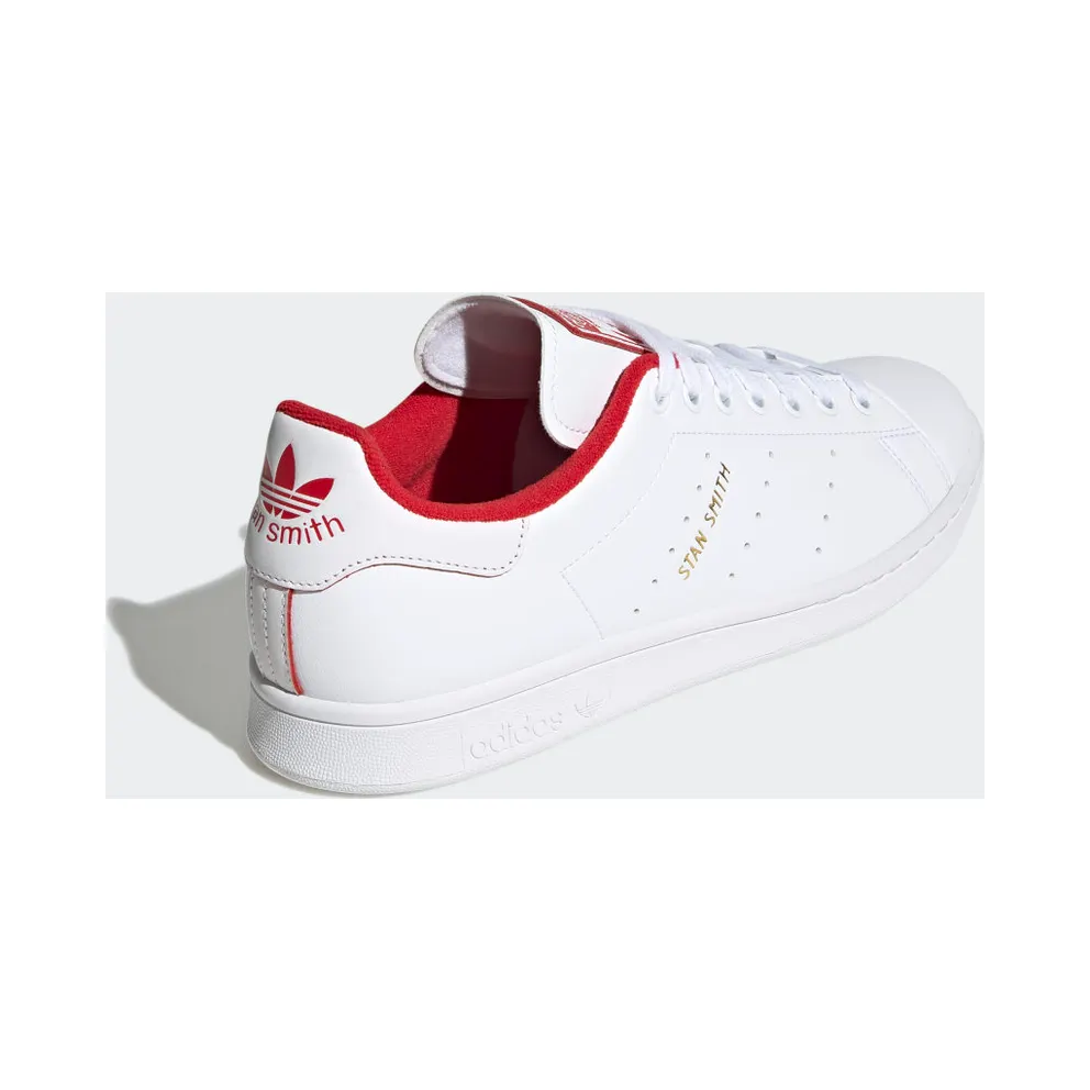 Adidas Stan Smith Cloud White / Scarlet / Gold Metallic (GX4463)