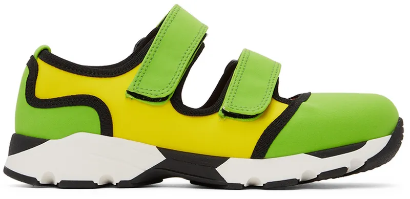 Marni Black & White Scuba Sneakers (SNZWS01G02 TCR86)