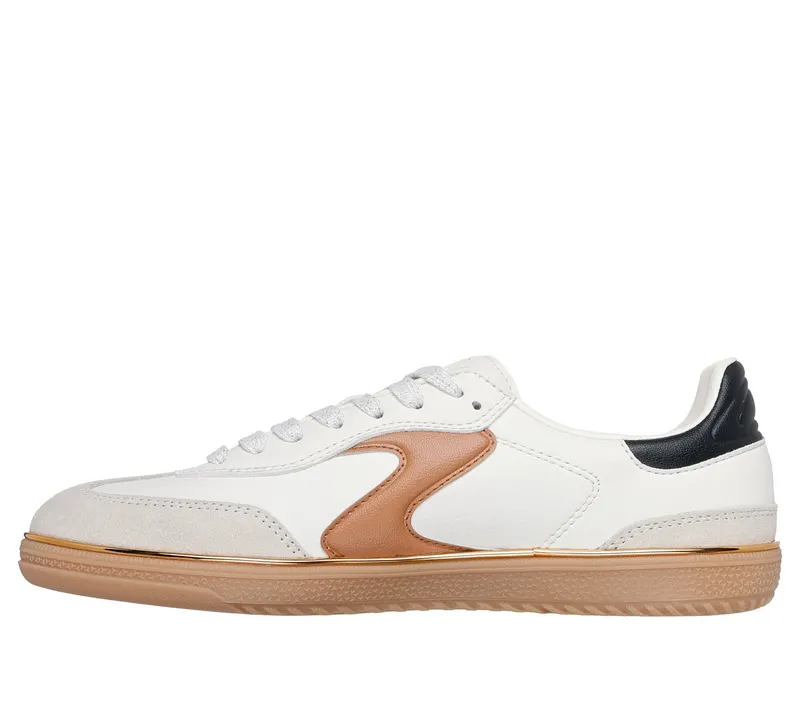 Skechers Hotshot – Living Luxe Sneaker Natuurlijk/Bruin