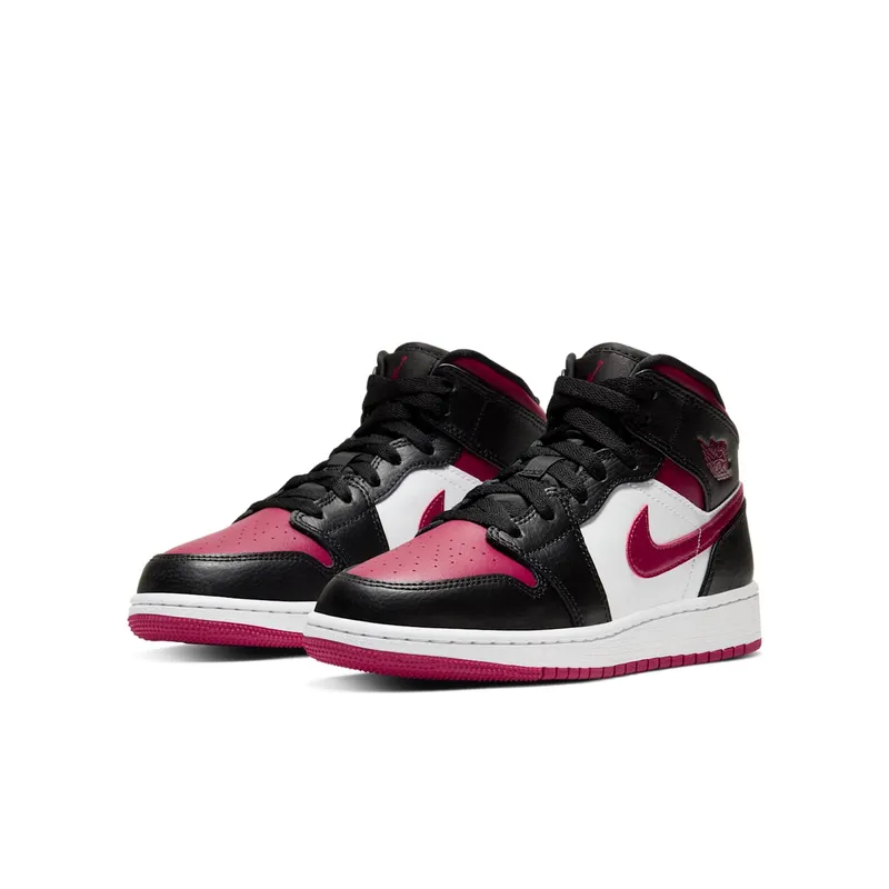 Air Jordan Nike AJ 1 Mid Bred Toe (GS) (2020) (554725-066)
