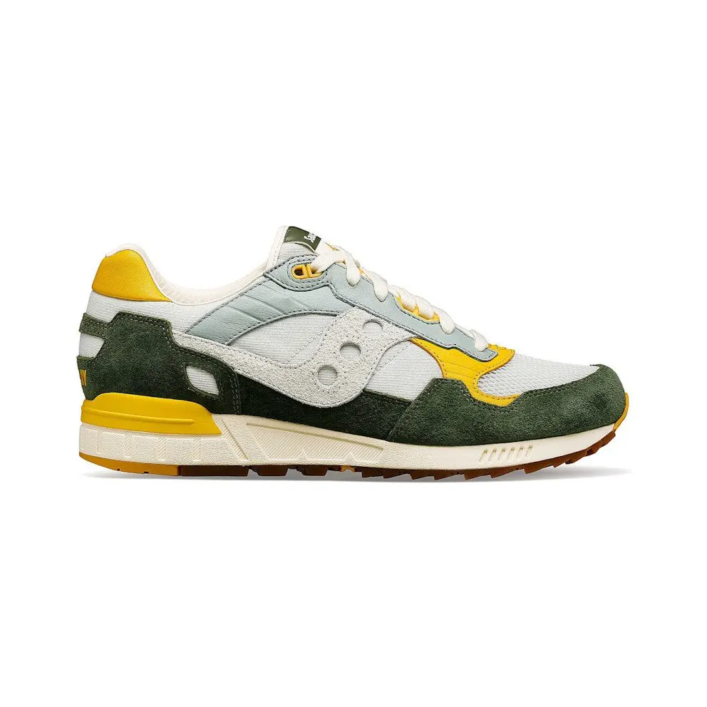 Saucony Shadow 5000 Premium Light Grey Green Yellow (S70811-2)