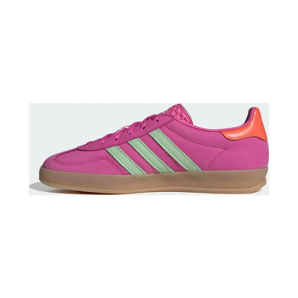 Adidas Gazelle Indoor Semi Lucid Fuchsia / Semi Green Spark / Signal Coral (JI2718)