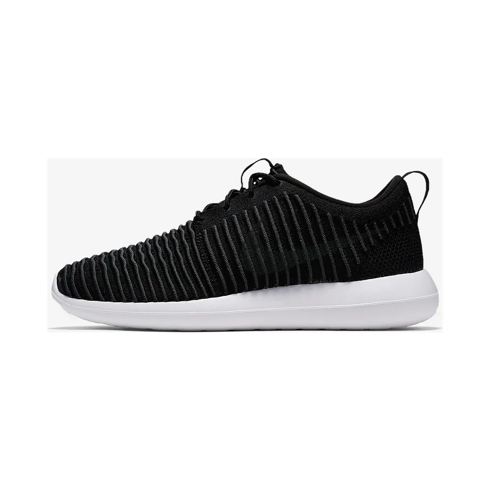Nike Roshe Two Flyknit Black/Dark Grey-White-Volt Black/Dark Grey-White-Volt (844833-001)