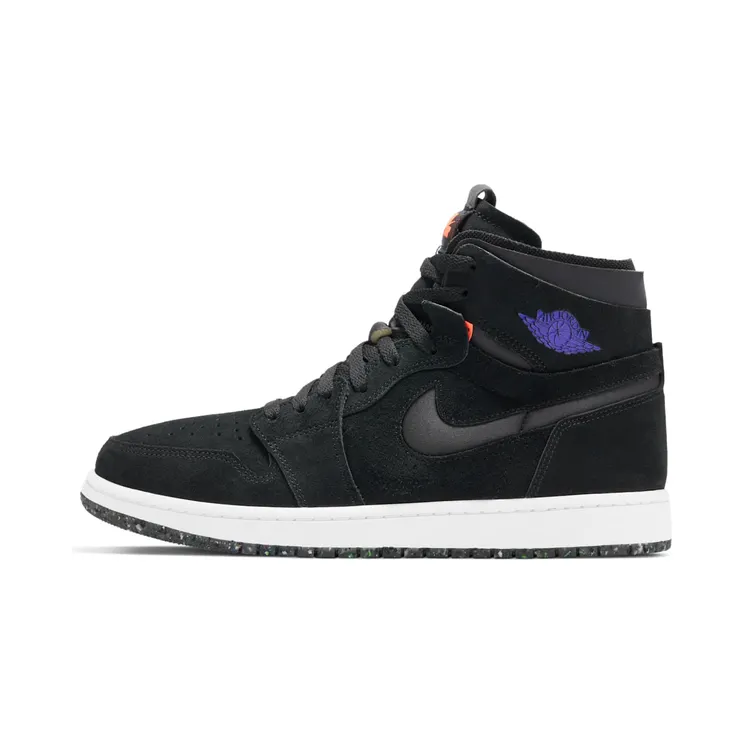 Jordan 1 Retro High Zoom “Black / Hot Punch / Green Glow / Court Purple” (CT0978-005)