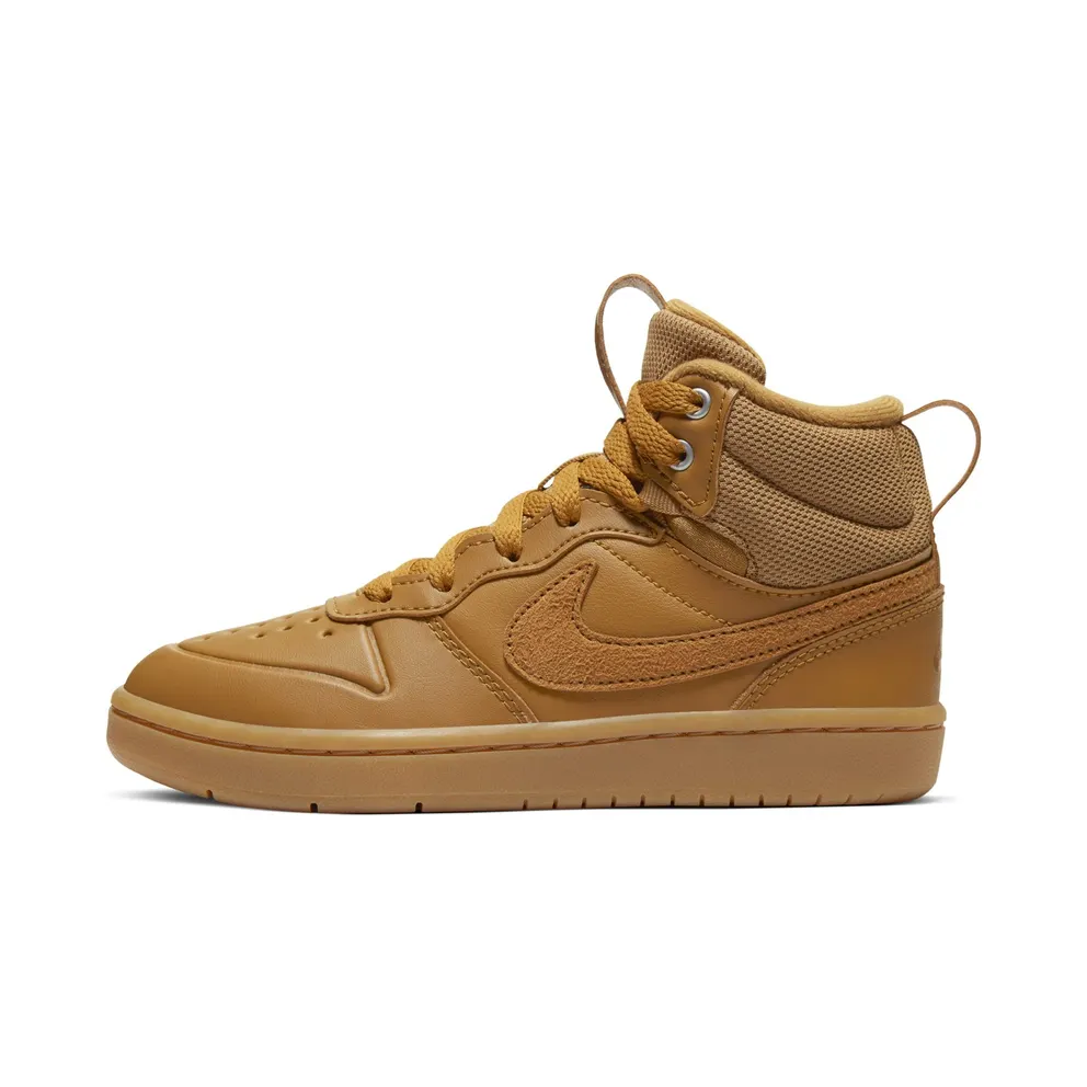 Nike Court Borough Mid 2 Younger Kids’ Boot Brown (BQ5442-700)