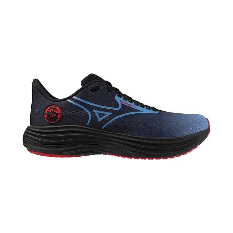 Mizuno Wave Rider 29 “Black / Blue” (J1GC256201)