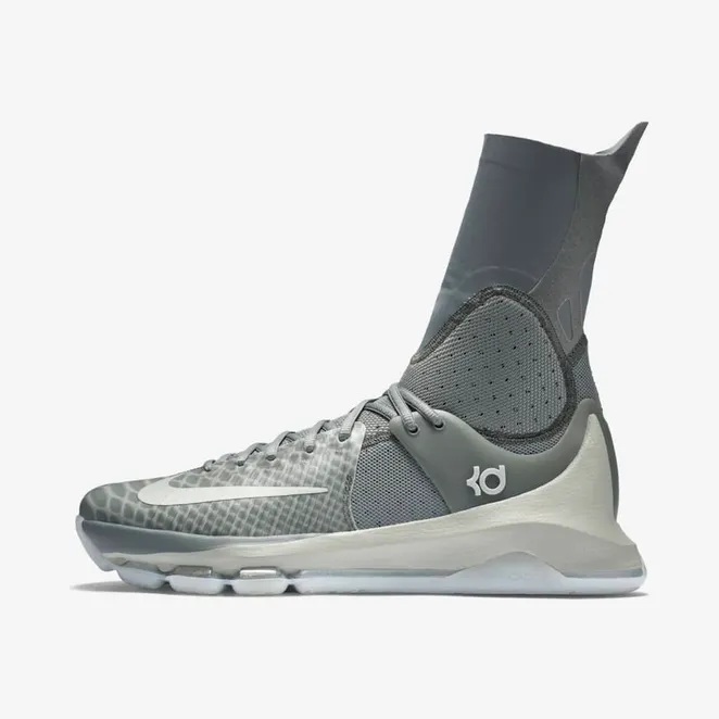 Nike KD 8 Elite ‘Tumbled Grey’ Tumbled Gray/Vivid Orange-Lunar Gray (834185-001)