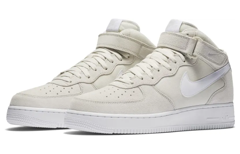 Nike Air Force 1 Mid ’07 Light Bone/White-White (315123-034)