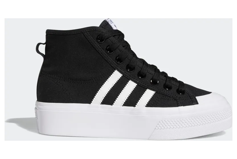 adidas Nizza Platform Mid Schuh Core Black / Cloud White / Cloud White (FY2783)