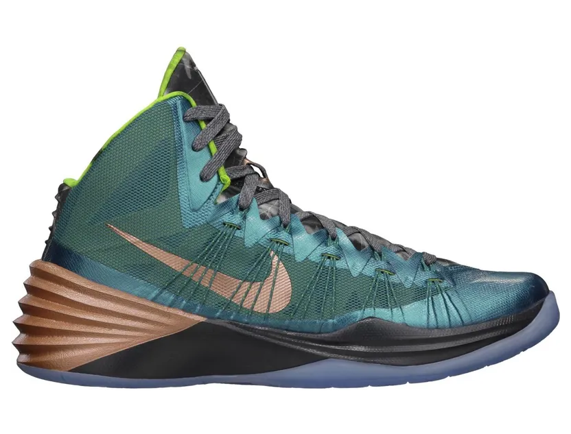 Nike Hyperdunk 2013 ‘Kyrie Irving’ Mineral Teal/Metallic Red Bronze-Volt (599537-304)