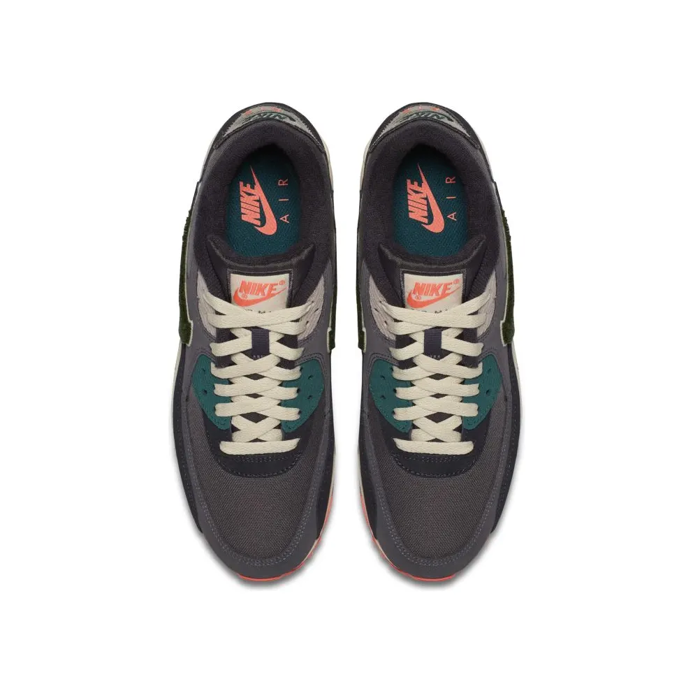Nike Air Max 90 Oil Grey Rainforest Oil Grey/Rainforest-Light Cream (858954-002)