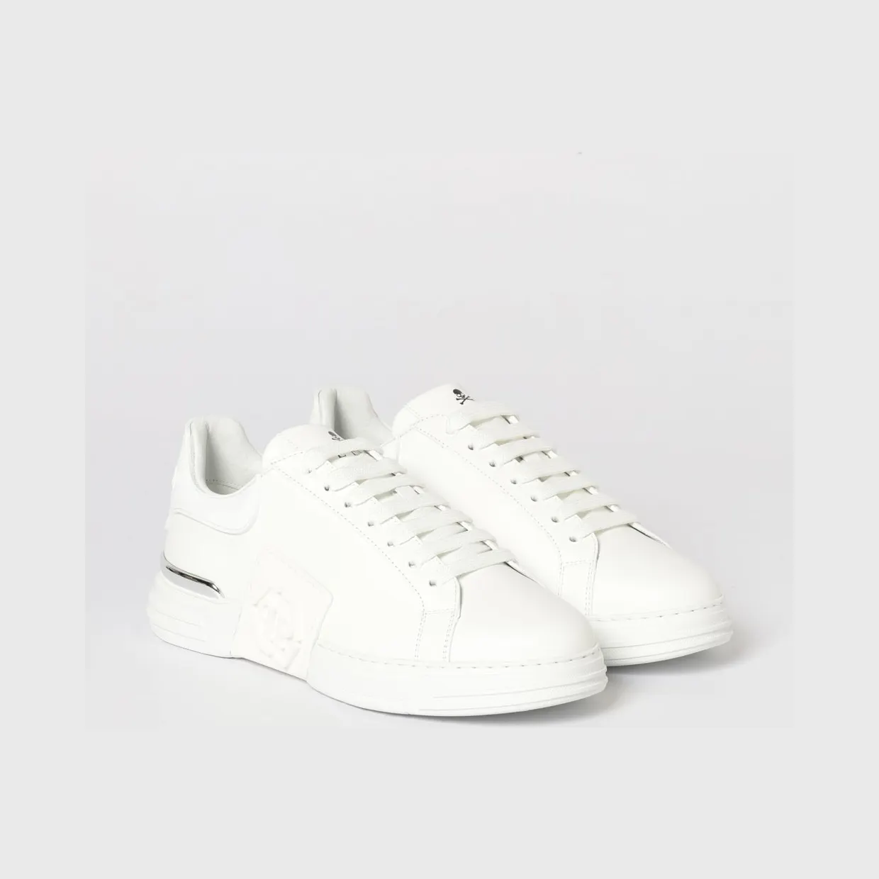 Philipp plein Phantom Kick$ Leather Sneakers White (SAFSUSC0904PLE005N01)
