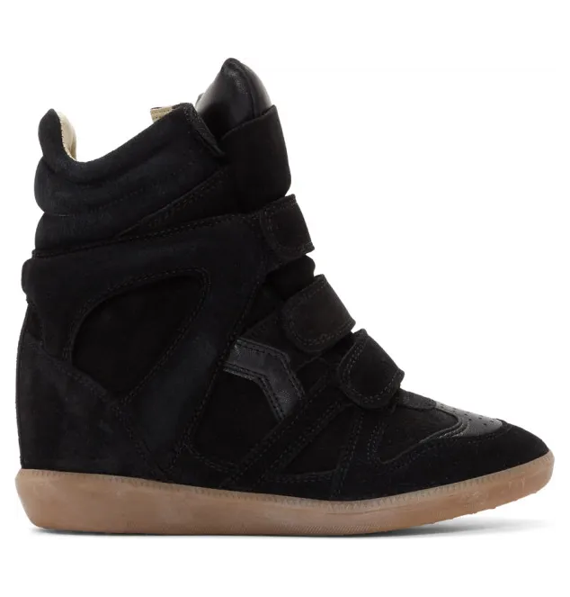 Isabel Marant Black Bekett Sneakers (BK0006-00M101S)