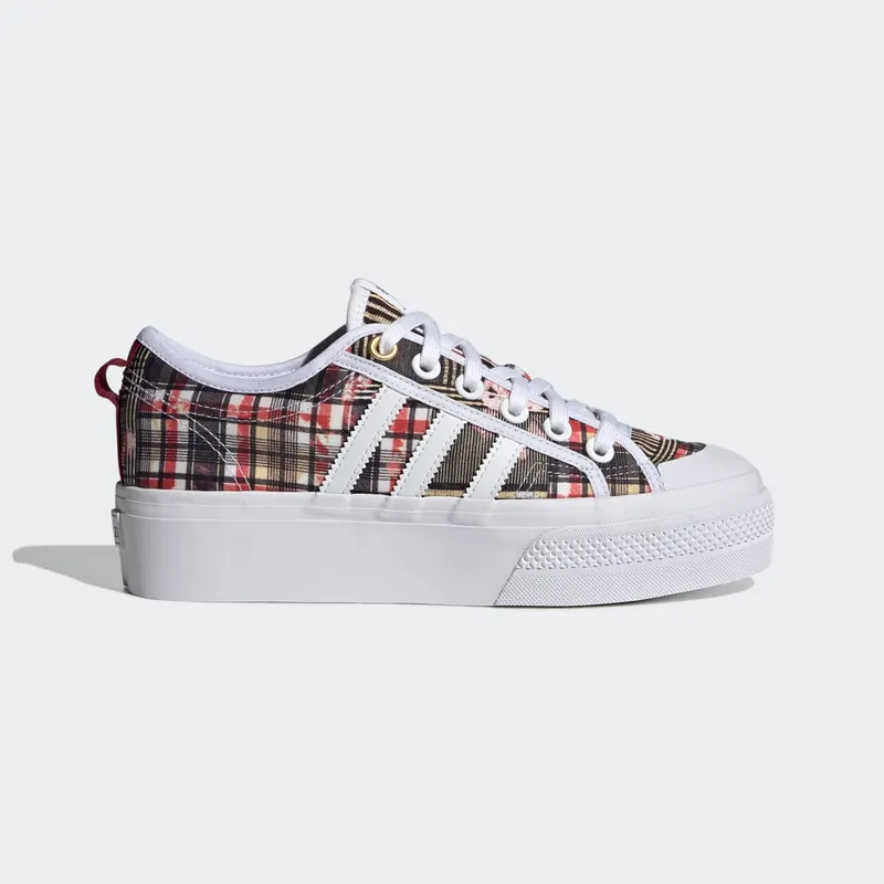 adidas HER Studio London Nizza Platform Multicolor / Cloud White / Collegiate Burgundy (H00530)