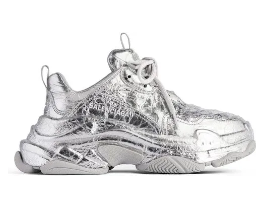 Balenciaga Triple S Silver Metallic (536737W2FMA8100)
