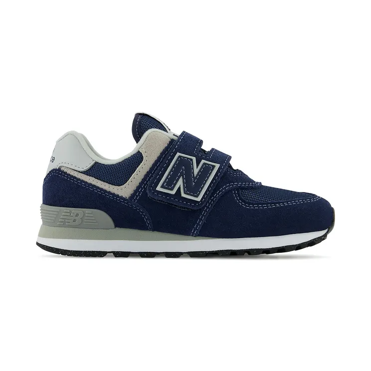 New Balance Kids Navy 574 Core Hook Loop Little Kids Sneakers (PV574EVN)
