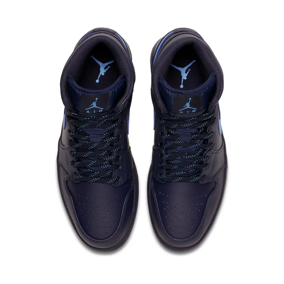 Jordan 1 Retro Mid Obsidian University Blue (554724-405)