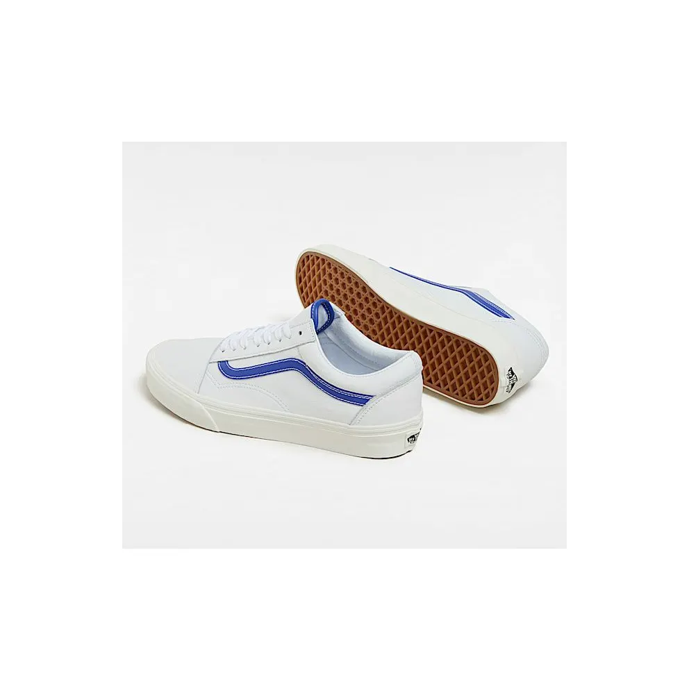 Vans Old Skool Leather White Blue (VN0007NTZ5D)