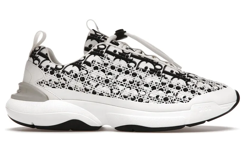 Dior B24 Oblique Cannage Motif White