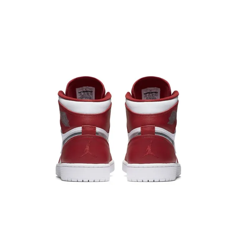 Jordan 1 Retro Silver Medal Gym Red/Metallic Silver-White (332550-602)