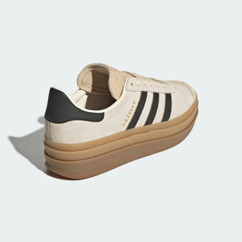 Adidas Gazelle Bold Cream White / Core Black / Sand Strata (JS3892)