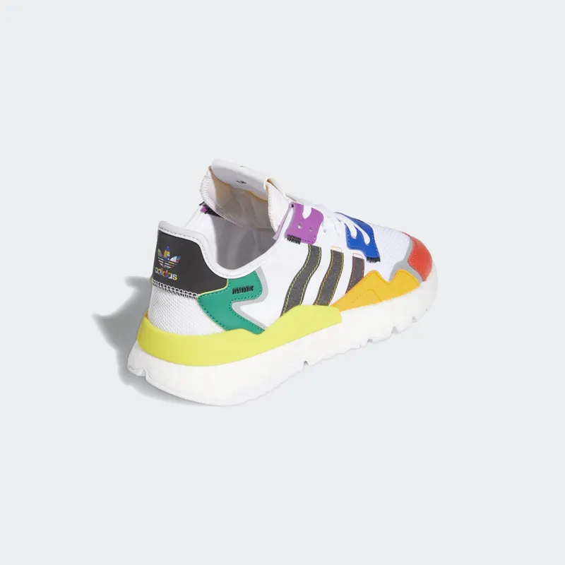 adidas Nite Jogger Pride (2020) Footwear White/Footwear White/Bright Cyan (FY9023)