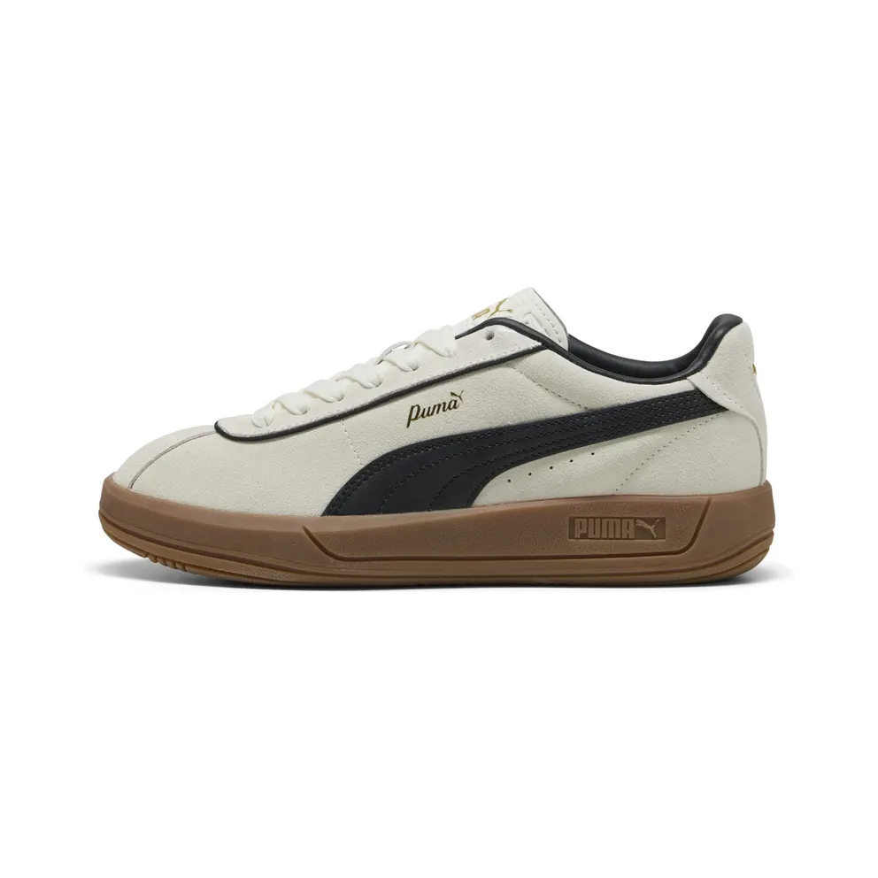Puma Club Klassika Suede “Warm White / Puma Black / Puma Gold” (400718_01)