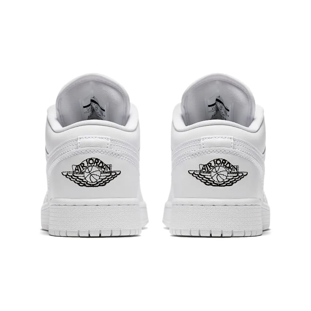 Jordan 1 Low Triple White (GS) White/Black (553560-110)