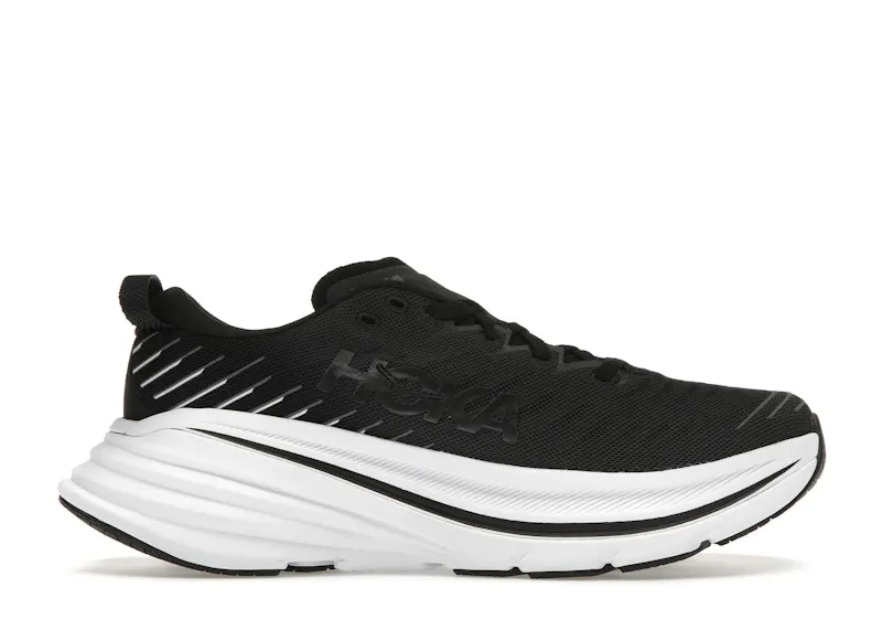 Hoka One One Bondi X Black White (W) (1113513-BWHT)