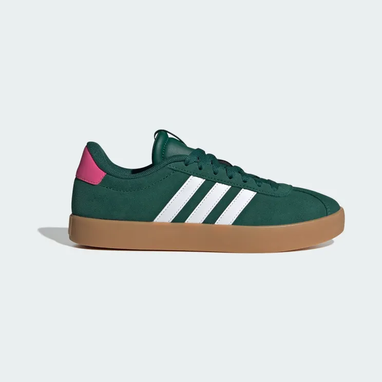 adidas VL Court 3.0 “Collegiate Green / Cloud White / Pulse Magenta” (JP7538)