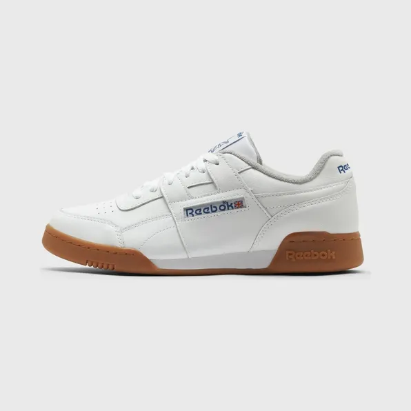 Reebok Workout Plus White Vector Blue Red
