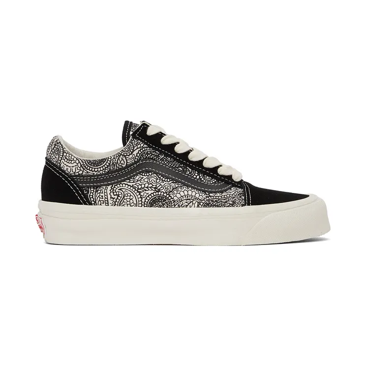 Vans Black & White Vault OG Old Skool LX Low Sneakers (VN0A4P3XB54)