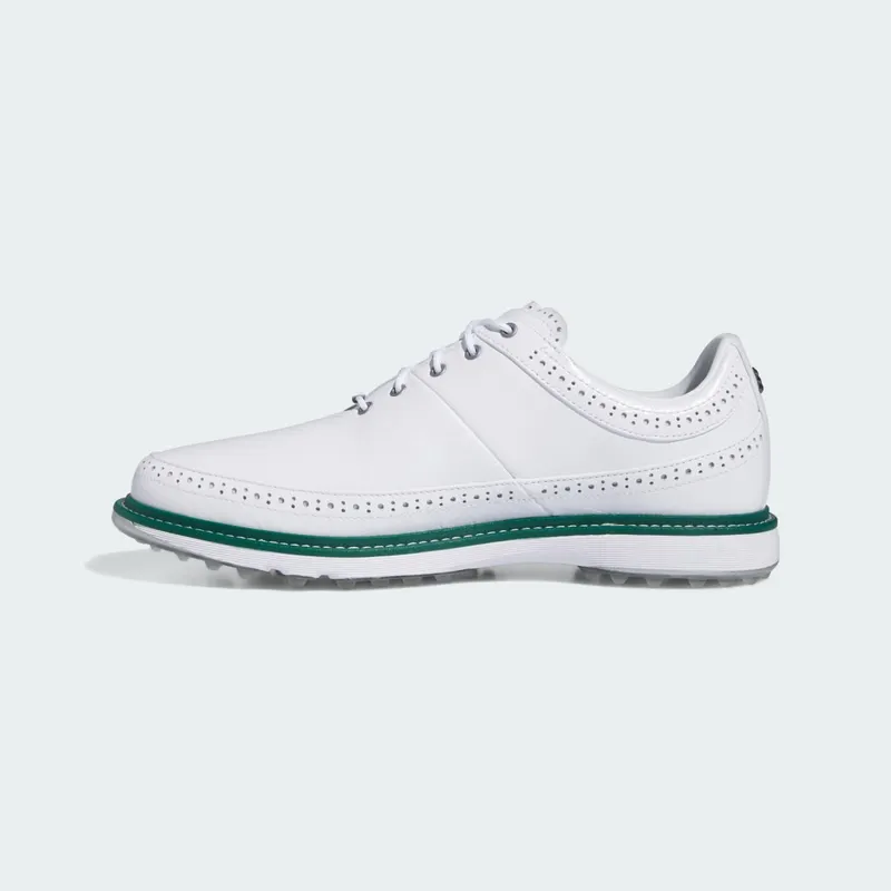 adidas MC80 Spikeless Golf Cloud White Silver Metallic Collegiate Green (IE3526)
