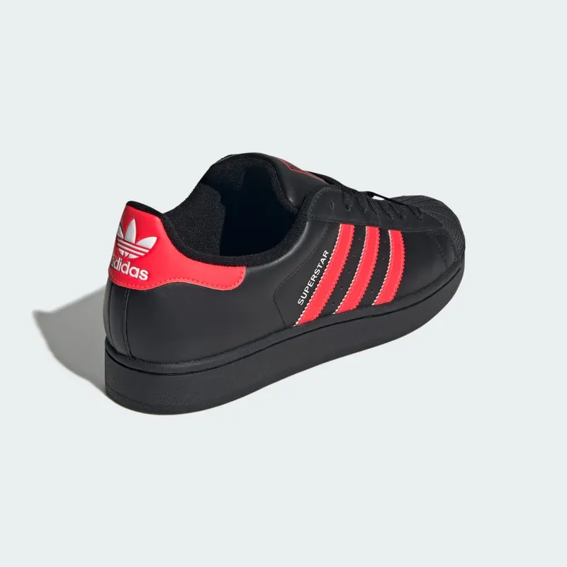 Adidas SUPERSTAR II “Core Black Lucid Red Cloud White” (JQ3176)