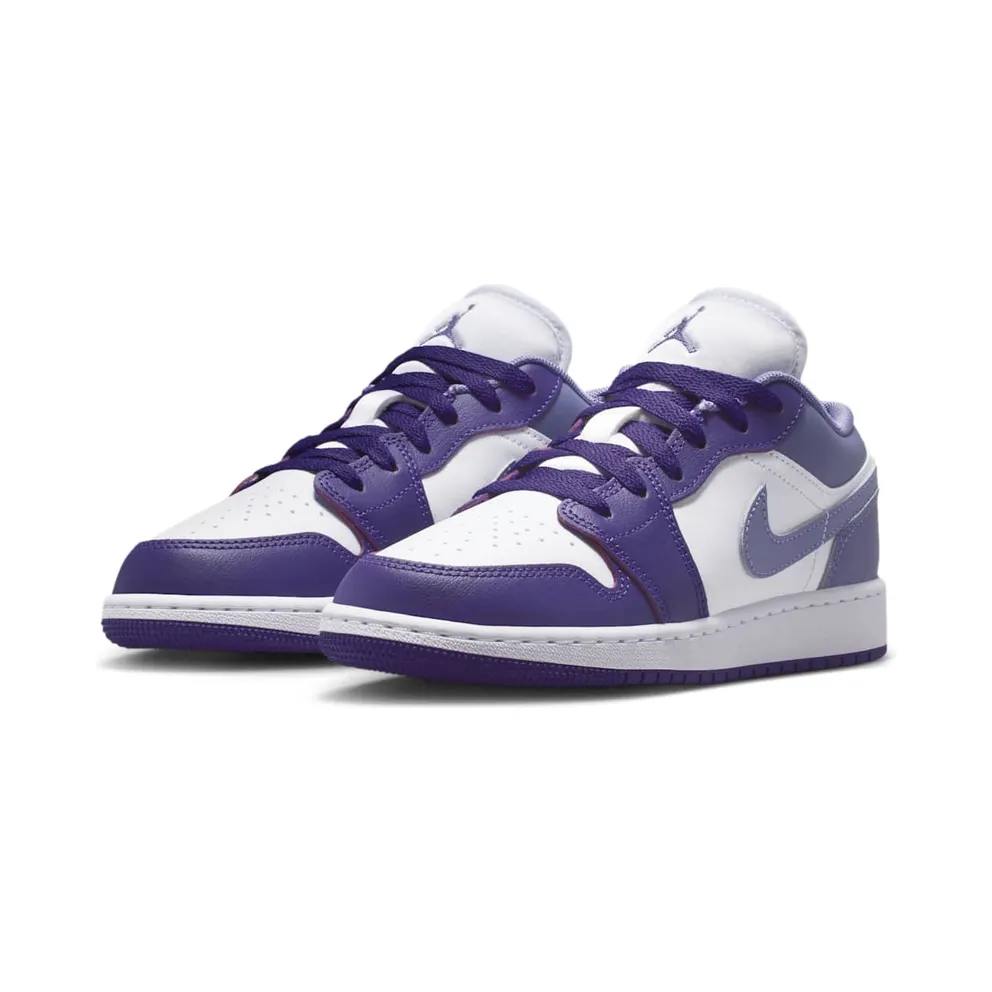 Air Jordan 1 Low GS “Purple / White” (553560-551)