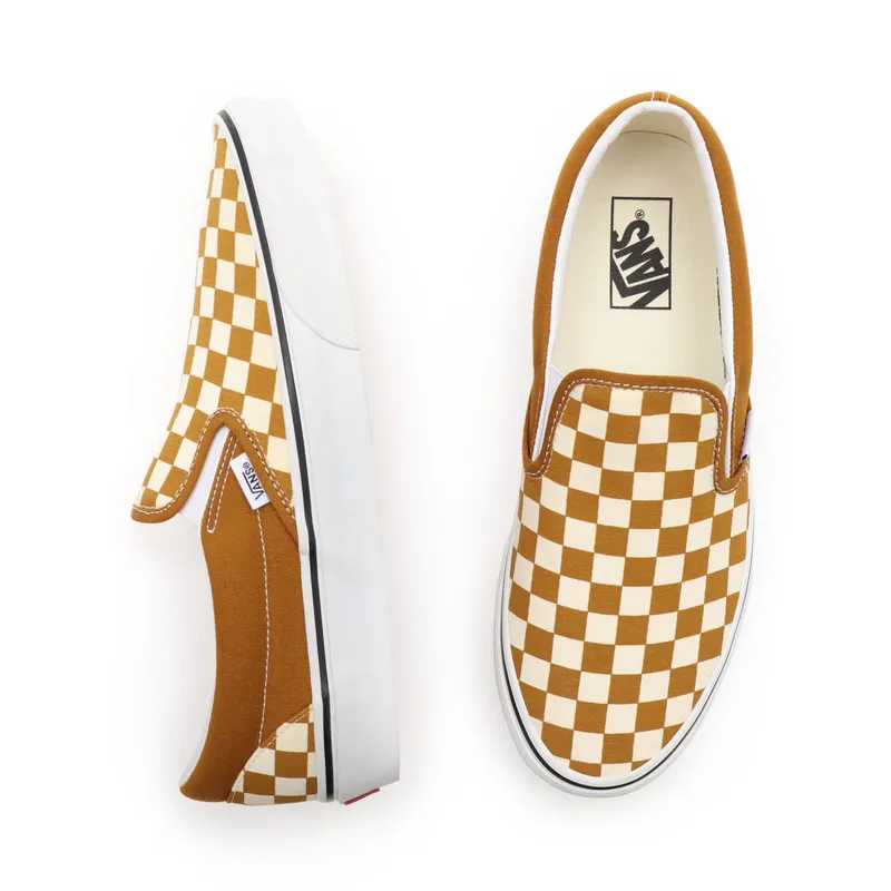 VANS Checkerboard Classic Slip-on Shoes Brown (VN0A33TB9HN)