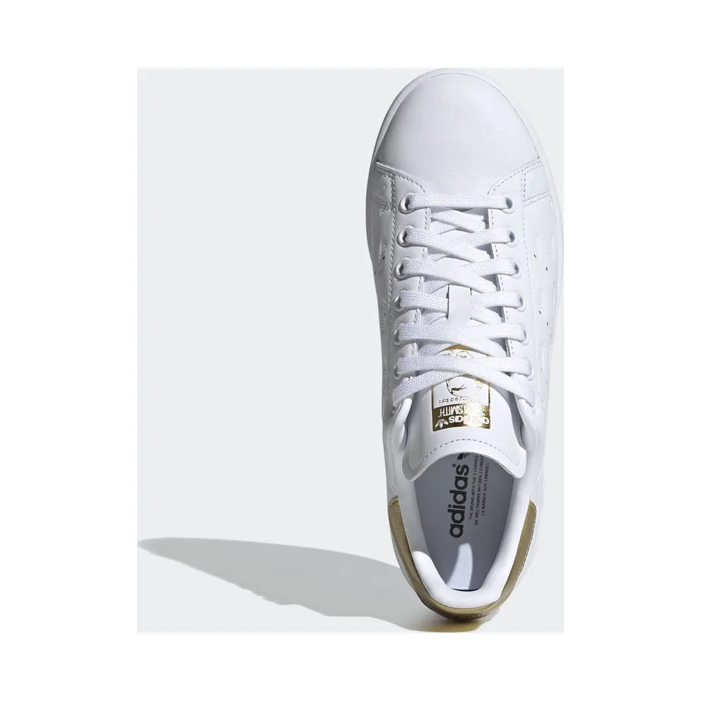 adidas Stan Smith Debossed Logos Gold (W) Cloud White/Cloud White/Gold Metallic (EF6853)