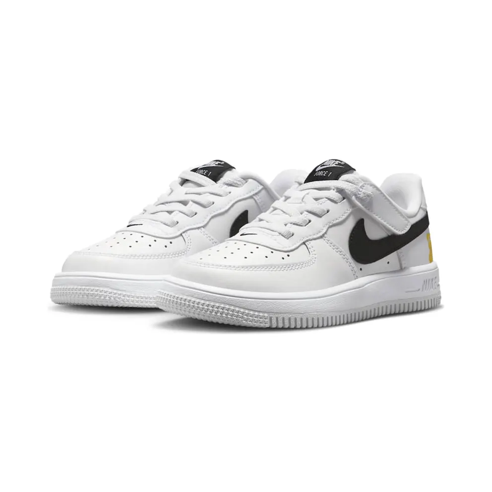Nike Force 1 Low EasyOn PS “White Black Yellow Bear” (IR3985-121)