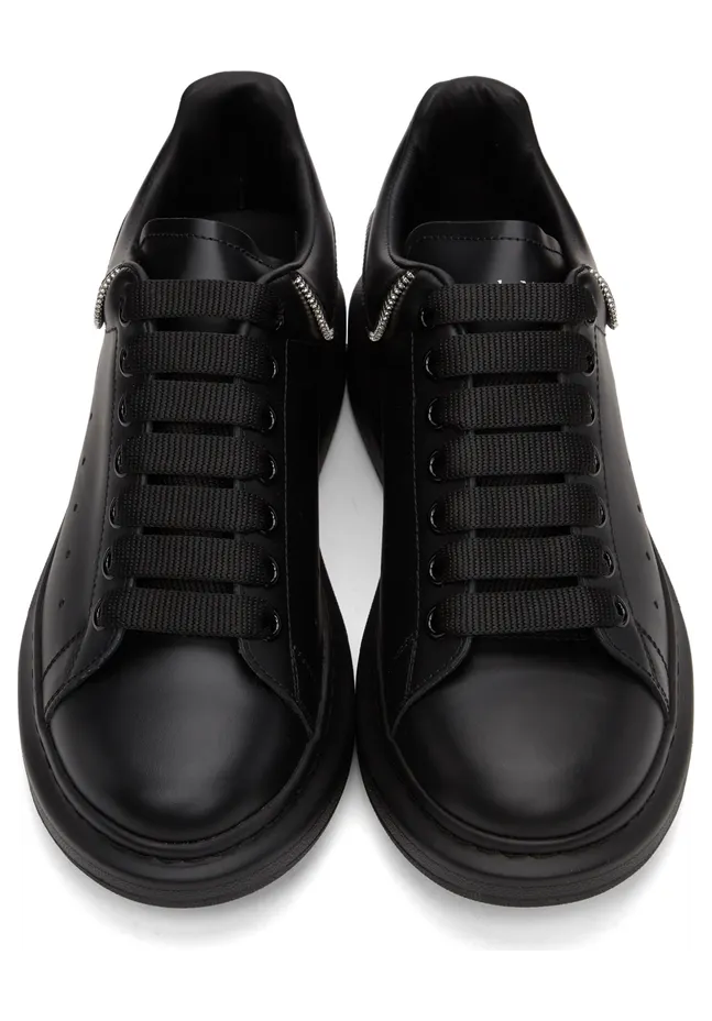 Alexander McQueen Black Oversized Sneakers (688521WIB9P1081) (5)