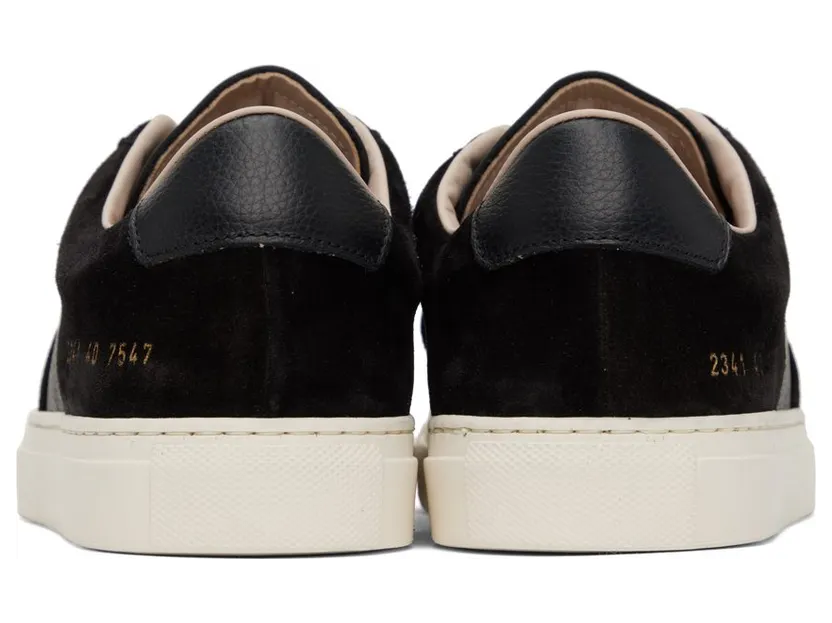 Common Projects Black Winter Achilles Sneakers (ARTICLE 2341) (2)