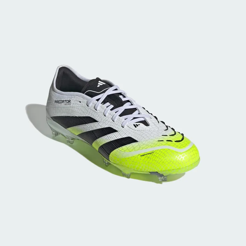 adidas Predator Pro FG Cloud White Core Black Lucid Lemon (JI1195)