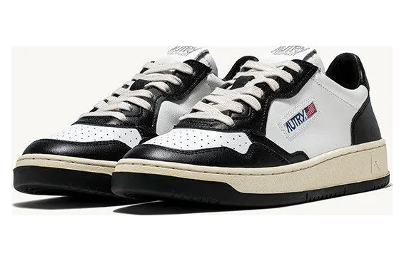 Autry Medalist Low Leather / Leather Black (AULWWB01) (4)