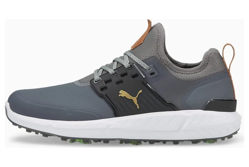 Puma IGNITE ARTICULATE Herren Golfschuhe Gold/Schwarz/Grau (376078-03)