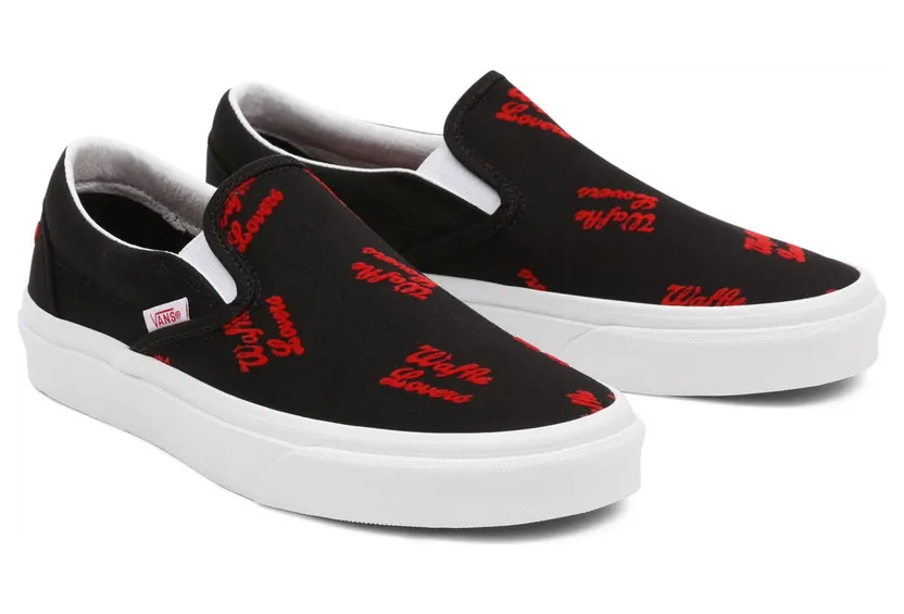 VANS Waffle Lovers Classic Slip-on Schoenen Zwart (VN000XG8B0M)