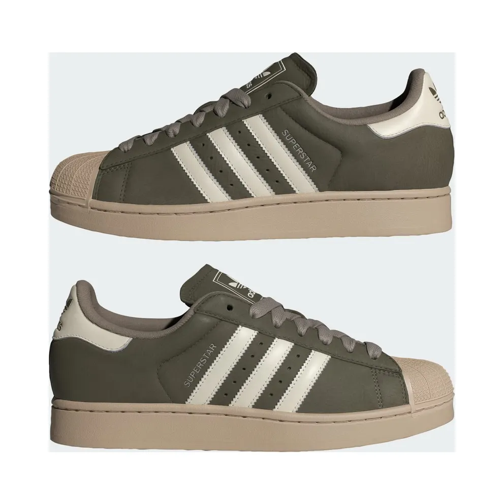 Adidas Superstar II Shoes Olive Strata / Off White / Stone Khaki (IH9315)