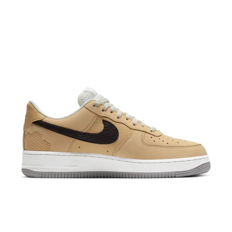 Nike Air Force 1 Low Manchester Bee Light British Tan/Brown-White-Grey (DC1939-200)