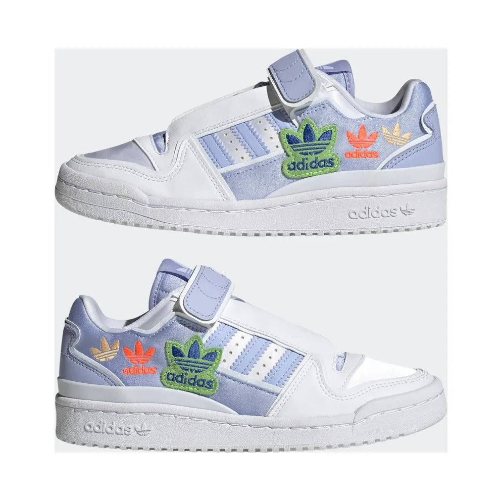 adidas Forum Plus Cloud White / Violet Tone / Acid Orange (H05117)