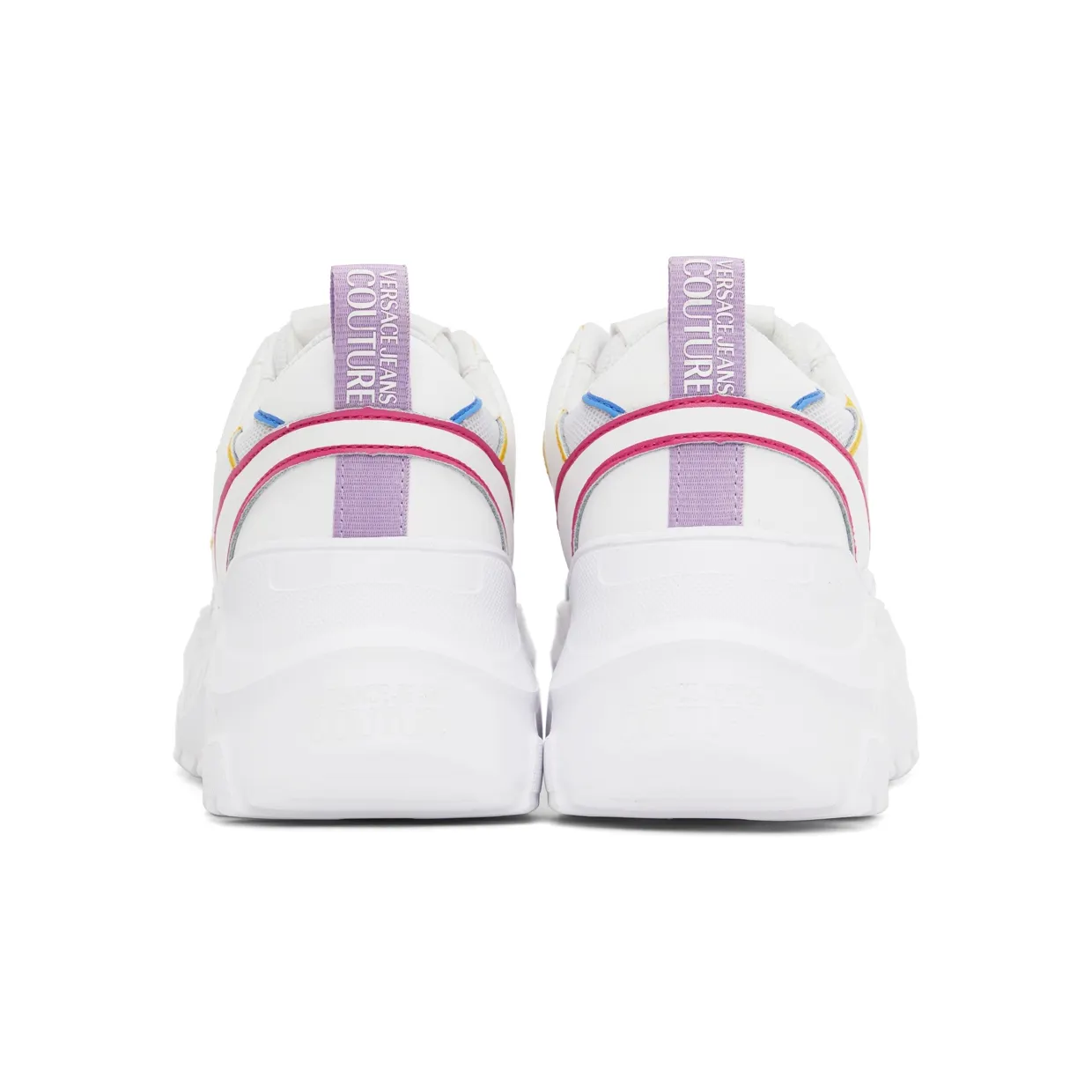 Versace Jeans Couture White & Multicolor Speedtrack Low-Top Sneakers (E72VA3SC2EZP088) (4)