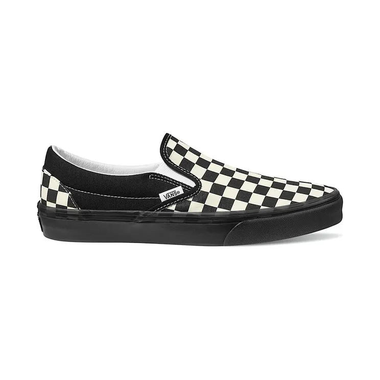 Vans Classic Slip-On “Checkerboard Black White Black Midsole” (VN000D5PYB2)